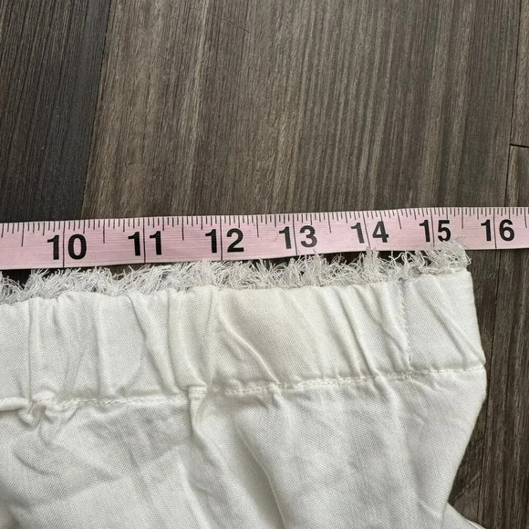 Cloth & Stone Women's One Piece Jumpsuit M White 100% Tencel Wide Legs Pockets - Picture 8 of 9